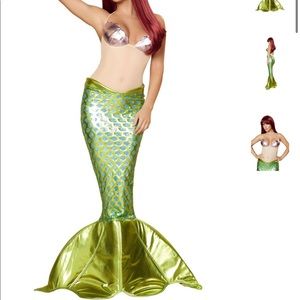 Little Mermaid Costume 2 Piece Underwater Beauty Size Small